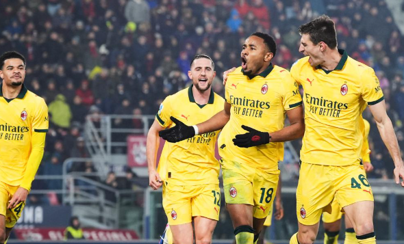 AC Milan Hajar Bologna 3-0 di Serie A